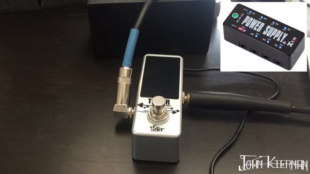Tuning Your Guitar  Iset Chromatic Pedal Tuner Review!