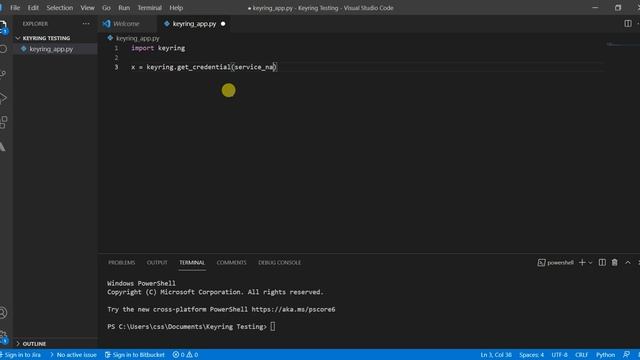 Python Keyring Credentials/API Token Encryption | Quick tutorial смотреть онлайн