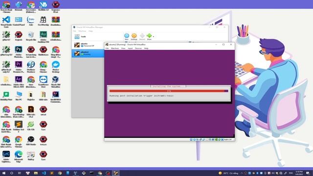 install ubuntu on Oracle VM VirtualBox смотреть онлайн