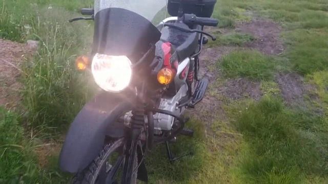 Bajaj boxer 150 x .Звук двигателя после сверления глушителя ! смотреть онлайн