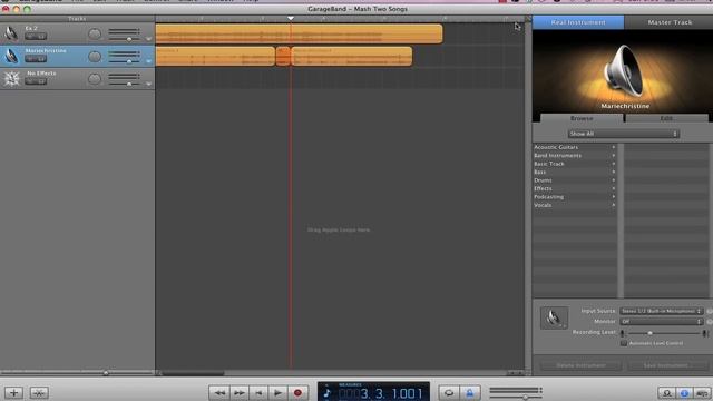 How to Mash 2 Songs in GarageBand : Recording Music смотреть онлайн