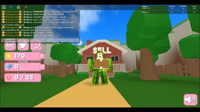 roblox donut simulator by CC games video by SweetsYT смотреть онлайн