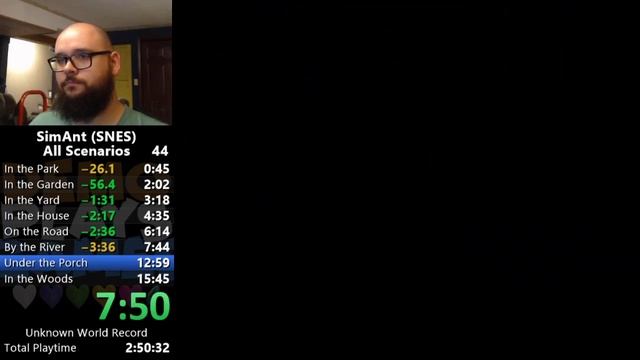 [WR] SimAnt (SNES) All Scenarios Speedrun - 12:28 смотреть онлайн