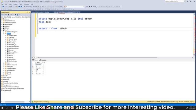 #29 SELECT INTO Copy one table data to new table in SQl with Example.[2021] смотреть онлайн