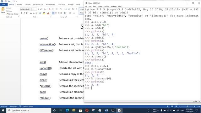 Functions of Set in Python | Set part-2 смотреть онлайн