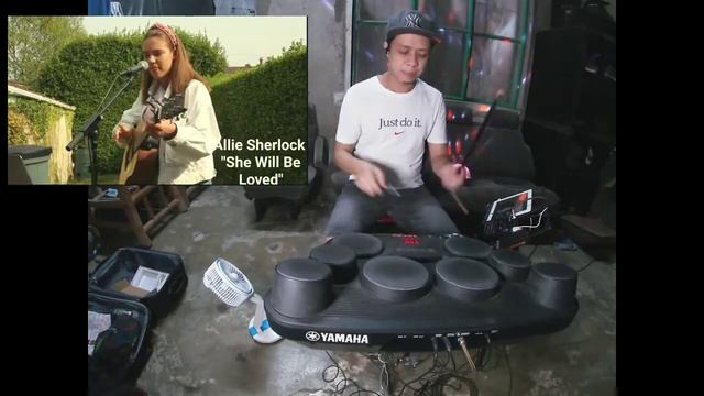 Allie Sherlock - She will be loved By Maroon 5 ( Drum Style ) смотреть онлайн