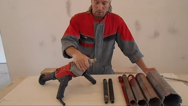 Алмазное сверление дрелью Ken 6110B Часть 1 смотреть онлайн