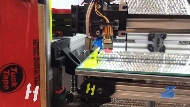 Triple Z motors - Self levelling print bed demo - HevORT Advanced DIY 3D Printer смотреть онлайн