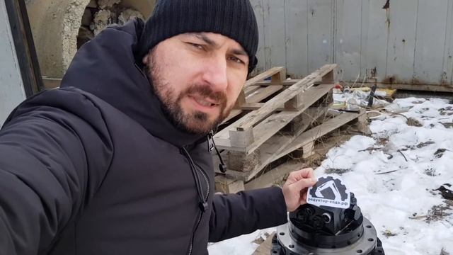 Редуктор хода в сборе с гидромотором (бортовая) KOBELCO SK75 UR/SR, отправка в Пермь смотреть онлайн
