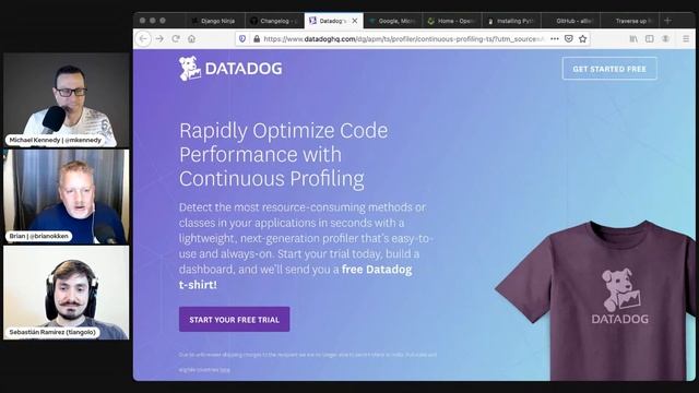 Beware: A ninja is shadowing Sebastian from FastAPI - Python Bytes Live Stream Episode 223 смотреть онлайн