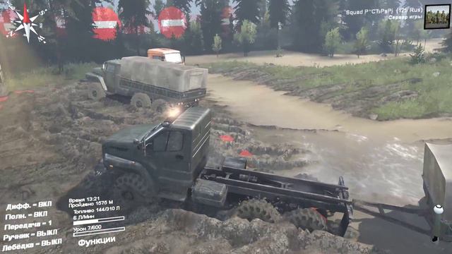 Spintires. Карта «Дурка» еду один смотреть онлайн