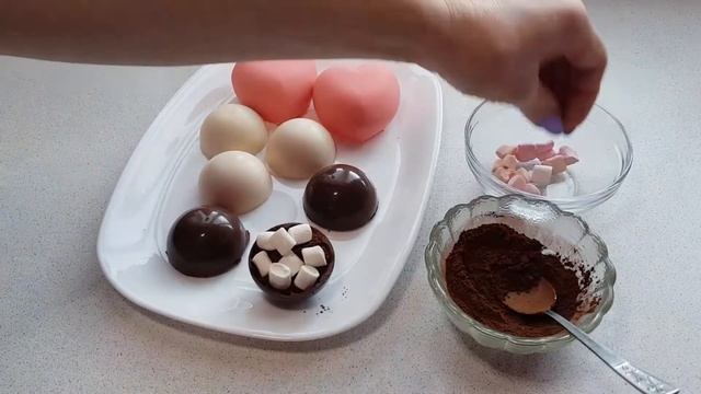 Шоколадные БОМБОЧКИ. 4 разных вкуса. смотреть онлайн