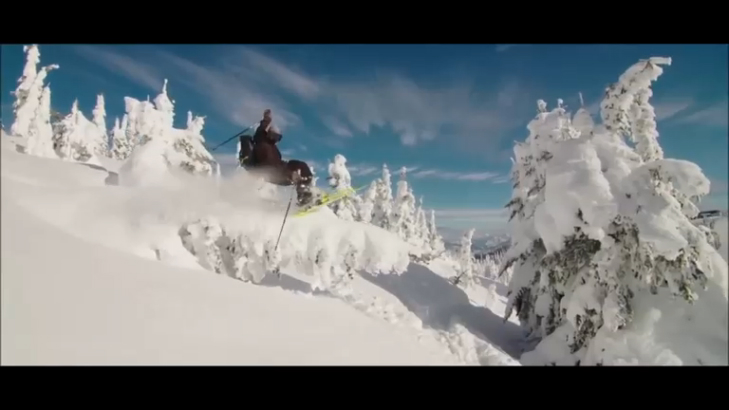 Крутые спуски на лыжах смотреть онлайн