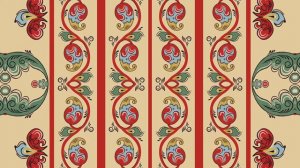 Борецкая роспись. Бесплатный футаж. Зацикленное видео. 14