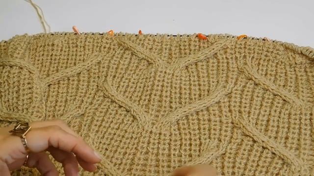 Джемпер - трансформер "Сердце"/В стиле Massimo Dutti/Вязание рукавов смотреть онлайн