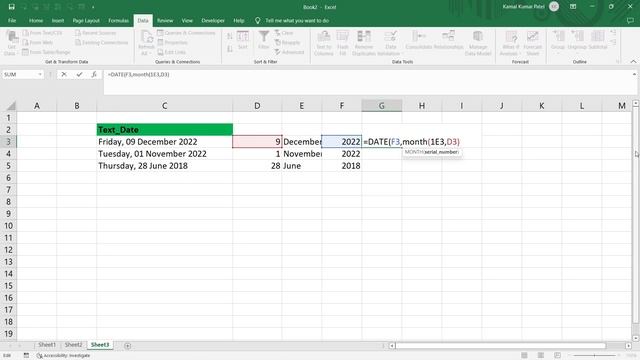Convert Complex Text to Dates using Text to Columns in Excel | Convert Text to Date without Formula смотреть онлайн