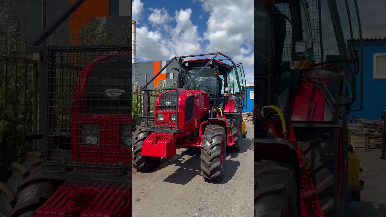 Беларус-2022 с финским ротоватором #фермер #farming #tractor #новыйбеларус #shorts смотреть онлайн