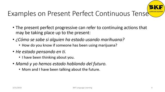 Spanish Language Series: Past Perfect Continuous Tense смотреть онлайн