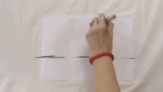 Интуитивное рисование. Плакучая ива. Часть 1. смотреть онлайн