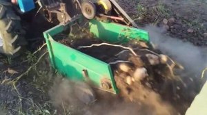 Картофелекопалка к дизельному мотоблоку!)))