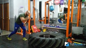 Удары молотом по покрышке - как делать правильно