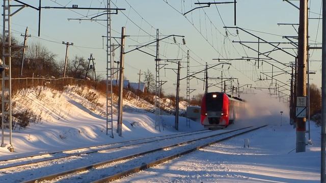 Скоростной поезд "Ласточка №727 Нижний Новгород - Москва (Владимир) смотреть онлайн