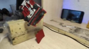 Краш тест автомобиля ВАЗ 2121 из пластилина (скульптурный nsp)