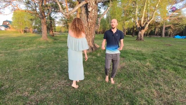 ДОМИНИКАНСКАЯ БАЧАТА уроки / КАК НАСТРОИТЬ ФУТВОРК: Техника полупальцев / Наталья и Андрей Корзун смотреть онлайн