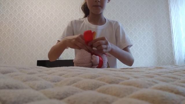 Как сделать сову из полотенца??? смотреть онлайн