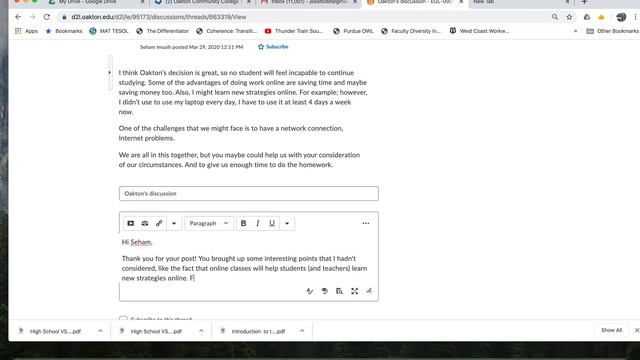 How to Reply to Classmates' Discussion Board Posts смотреть онлайн