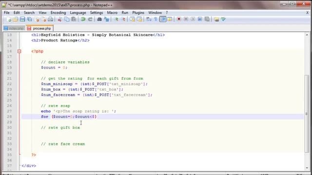 PHP Exercise 7 смотреть онлайн
