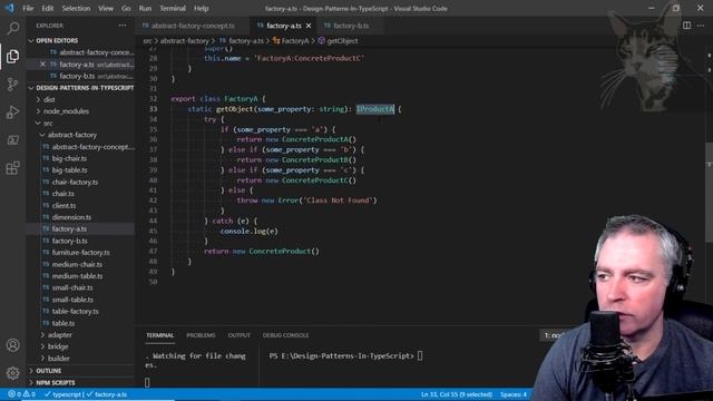 Abstract Factory : Design Patterns in TypeScript смотреть онлайн