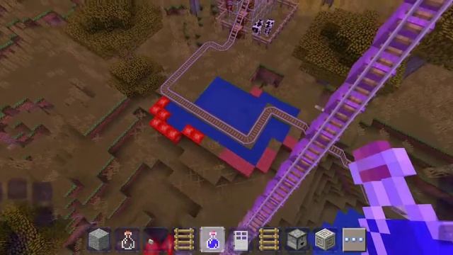 Железная дорога в minecraft. смотреть онлайн