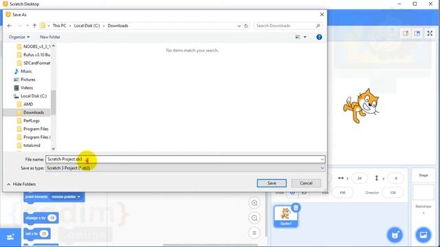 #3 Работа в оффлайн редакторе Scratch смотреть онлайн
