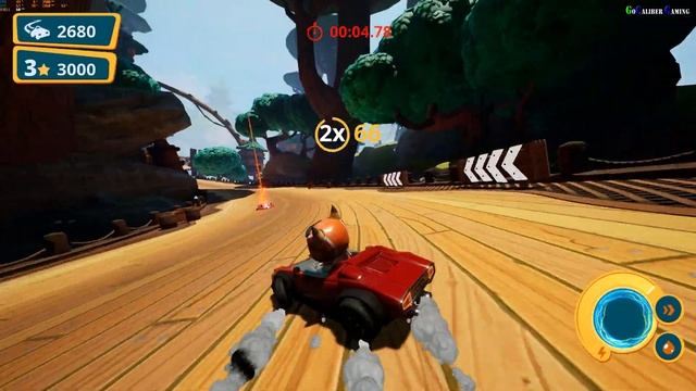 Meow Motors PC 4K Walkthrough - Part 4 - Frozen Way All Stars (Medium) смотреть онлайн