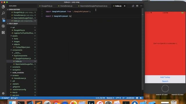 React Native Start-to-Finish 1.09 - Augmented Reality - Modal Search смотреть онлайн