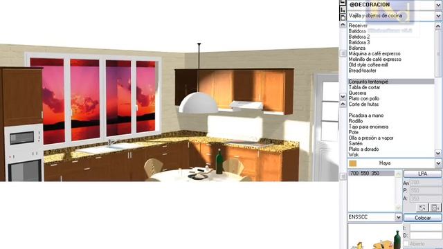 Diseño de cocina con despiece en Kitchendraw смотреть онлайн
