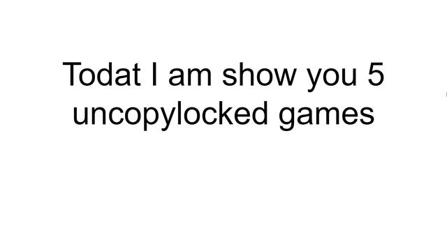 5+1 Roblox Uncopylocked Games Pack смотреть онлайн