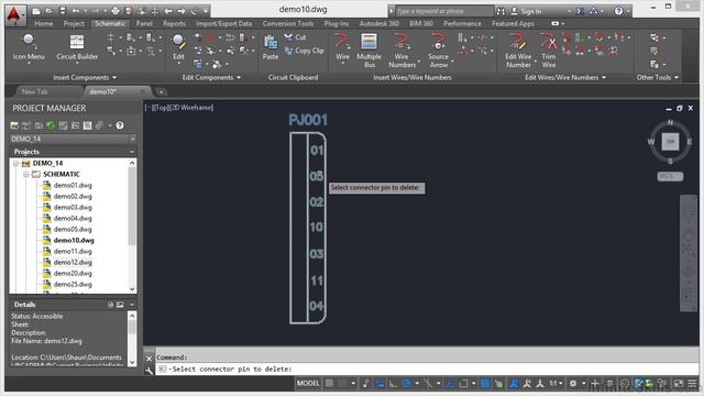 14 - 03 Deleting Connector Pins смотреть онлайн