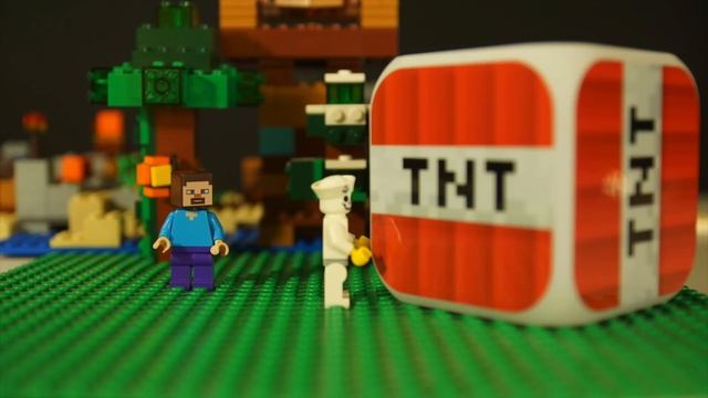 ЛЕГО НУБик и Борька Майнкрафт Смешные Мультики для Детей LEGO Minecraft Мультфильмы смотреть онлайн