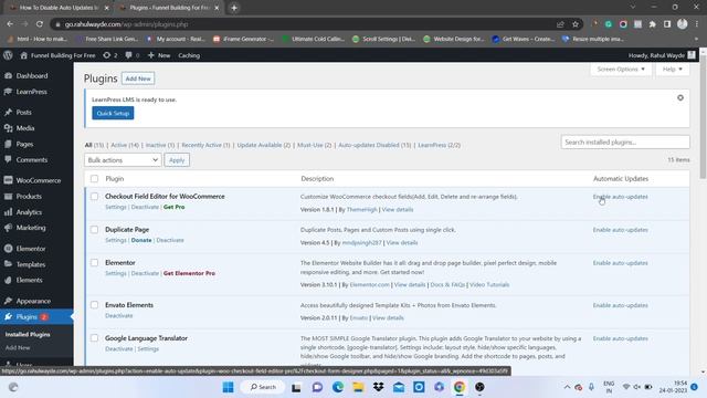 How To Disable Auto Updates In WordPress | Disable Automatic Updates In WordPress смотреть онлайн