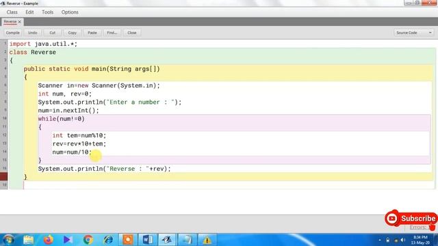 Program to Reverse a Number in Java || Java Program to Reverse a Number in Hindi смотреть онлайн