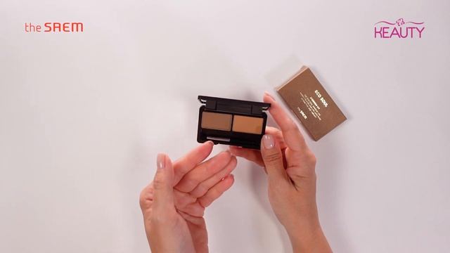 Тени для бровей Eco Soul Eyebrow Kit 01 Natural Brown смотреть онлайн