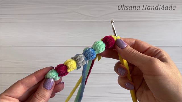 Вау, потрясно! Связано из остатков пряжи. смотреть онлайн