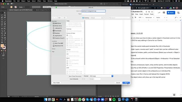 How to Create SVG files in Adobe Illustrator for use in Canva смотреть онлайн