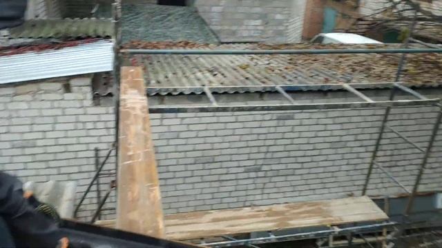 Начало заливки плиты перекрытия. смотреть онлайн