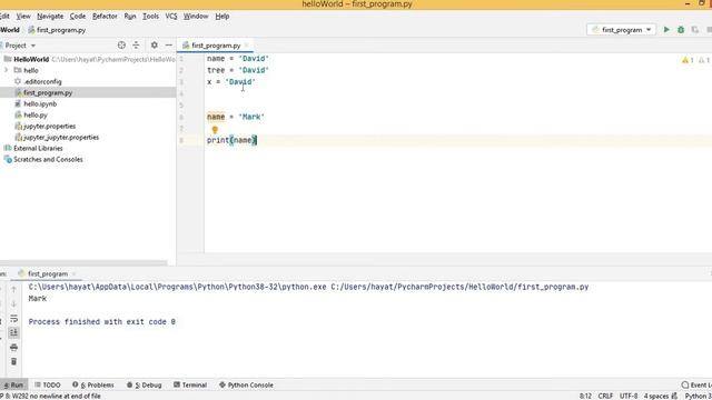 #4 Python Tutorial for beginners | Variables in Python | String variables, number variables смотреть онлайн