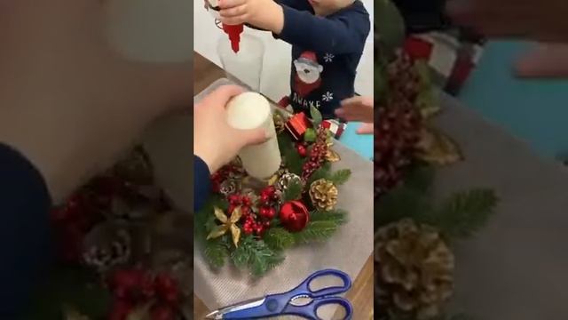 Новогодний поднос для свечи смотреть онлайн