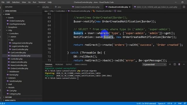 23 Notifications: Mail and Database смотреть онлайн