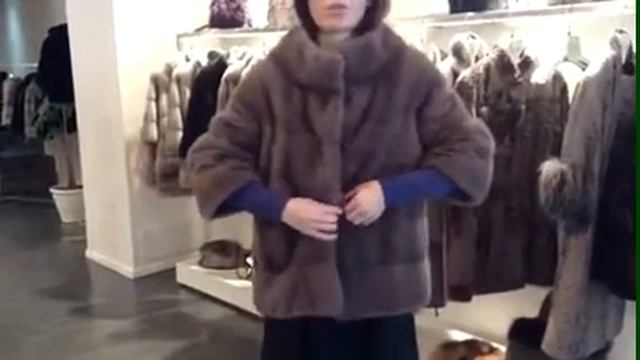 Шубка цвета глицин,бренд romagna furs смотреть онлайн